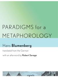 Cover image: Paradigms for a Metaphorology 1st edition 9780801449253