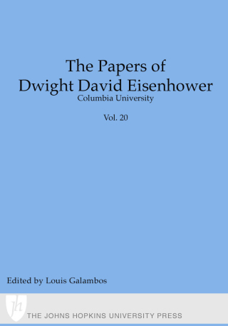 Cover image: The Papers of Dwight David Eisenhower 9780801866999