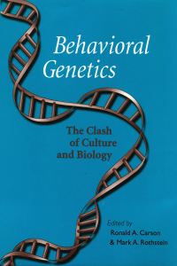 Cover image: Behavioral Genetics 9780801872303