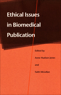 Cover image: Ethical Issues in Biomedical Publication 9780801863141