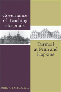 Cover image: Governance of Teaching Hospitals 9780801874208