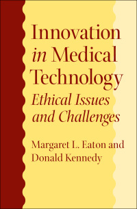 Cover image: Innovation in Medical Technology 9780801885266