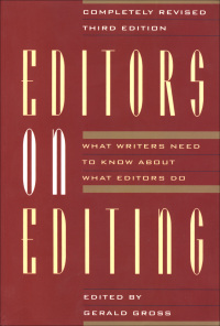 Cover image: Editors on Editing 9780802132635
