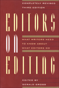 Titelbild: Editors on Editing 9780802132635