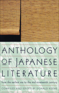 Titelbild: Anthology of Japanese Literature 9780802150585