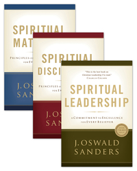 Imagen de portada: Spiritual Leadership, Spiritual Discipleship, Spiritual Maturity Set of  3 Sanders books 9780802467966