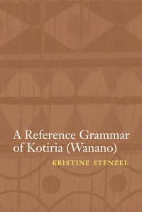 Omslagafbeelding: A Reference Grammar of Kotiria (Wanano) 9780803228221