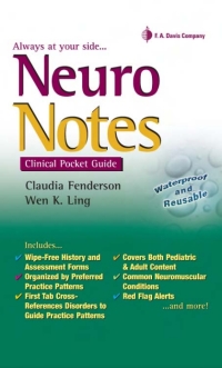 Cover image: Neuro Notes Clinical Pocket Guide 2nd edition 9780803617476