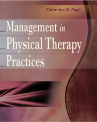 Cover image: Management in Physical Therapy Practices 9780803618725