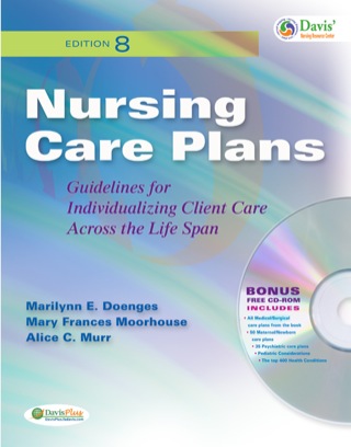 Cover image: Nursing Care Plans 8th edition 9780803622104