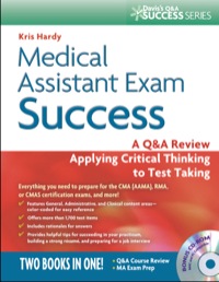 Imagen de portada: Medical Assistant Exam Success: A Q&A Review Applying Critical Thinking to Test Taking 1st edition 9780803623897