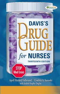 Cover image: Davis’s Drug Guide: For Nurses 13th edition 9780803628342