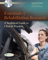 Titelbild: Essentials of Rehabilitation Research: A Statistical Guide to Clinical Practice 1st edition 9780803625648