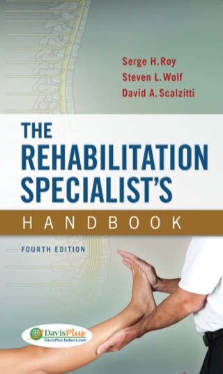 Cover image: The Rehabilitation Specialist's Handbook 4th edition 9780803639065