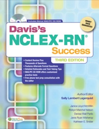 Cover image: Davis’s NCLEX-RN® Success 3rd edition 9780803621640