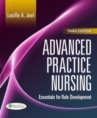 Cover image: Advanced Practice Nursing: Essentials for Role Development 3rd edition 9780803627857