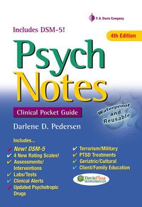 Imagen de portada: PsychNotes Clinical Pocket Guide 4th edition 9780803639225