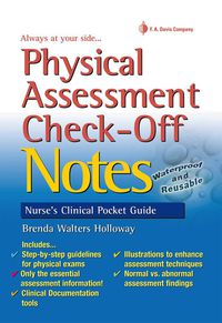 صورة الغلاف: Physical Assessment Check-Off Notes 9780803629653