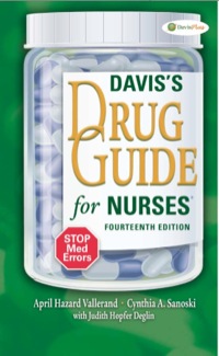 Cover image: Davis's Drug Guide for Nurses 14th edition 9780803639768