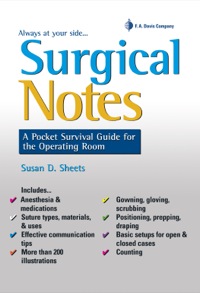 Omslagafbeelding: Surgical Notes: A Pocket Survival Guide for the Operating Room 1st edition 9780803625921