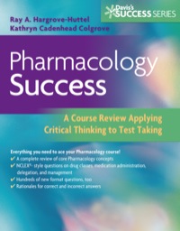 Cover image: Pharmacology Success 2nd edition 9780803639058