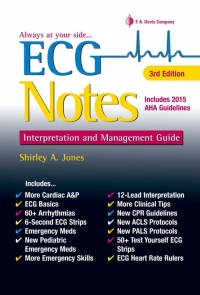 Cover image: ECG Notes Interpretation and Management Guide 3rd edition 9780803639300