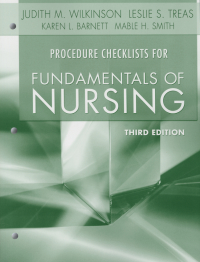 Cover image: Procedure Checklists For Fundamentals of Nursing 3rd edition 9780803640788
