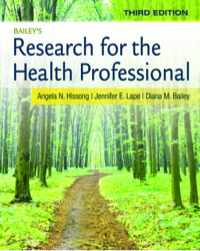 表紙画像: Bailey's Research for the Health Professional 3rd edition 9780803639164