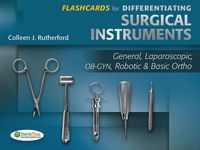 Cover image: Flashcards for Differentiating Surgical Instruments: General, Laparoscopic, OB-GYN, Robotic & Basic Ortho 1st edition 9780803628977