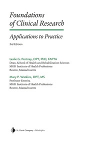 表紙画像: Foundations of Clinical Research 3rd edition 9780803646575