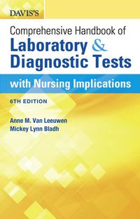 Cover image: Davis's Handbook of Laboratory & Diagnostic Tests with Nursing Implications, 6th Edition 6th edition 9780803644052