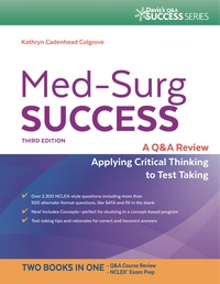 Cover image: Med-Surg Success 3rd edition 9780803644021