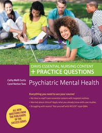 Imagen de portada: Psychiatric Mental Health Davis Essential Nursing Content + Practice Questions 9780803633162