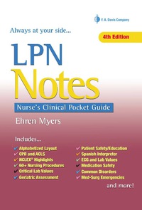 Titelbild: LPN Notes 4th edition 9780803657960