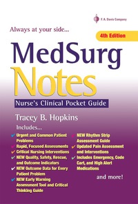 Cover image: MedSurg Notes 4th edition 9780803657625