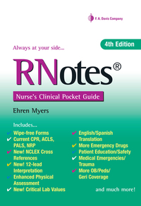 Cover image: RNotes 4th edition 9780803640245