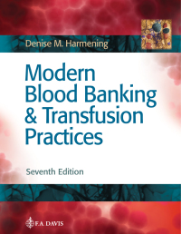 Imagen de portada: Modern Blood Banking & Transfusion Practices 7th edition 9780803668881