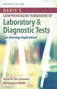 Cover image: Davis's Comprehensive Handbook of Laboratory & Diagnostic Tests with Nursing Implications 7th edition 9780803659438