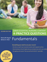 Cover image: Fundamentals Davis Essential Nursing Content + Practice Questions 2nd edition 9780803660694