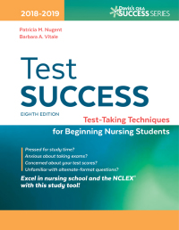 Cover image: Test Success Test-Taking Techniques for Beginning Nursing Students 8th edition 9780803669093