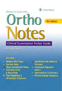 Imagen de portada: Ortho Notes 4th edition 9780803666573