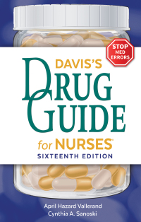 Cover image: Davis's Drug Guide for Nurses 16th edition 9780803669451