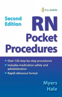 Imagen de portada: RN Pocket Procedures 2nd edition 9780803675063
