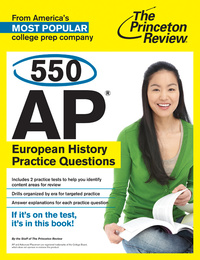 Cover image: 550 AP European History Practice Questions 9780804124904