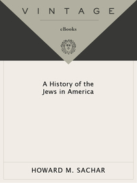 Cover image: A History of the Jews in America 9780679745303
