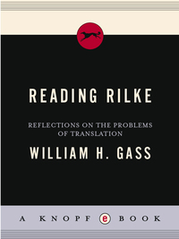 Cover image: Reading Rilke 9780375403125