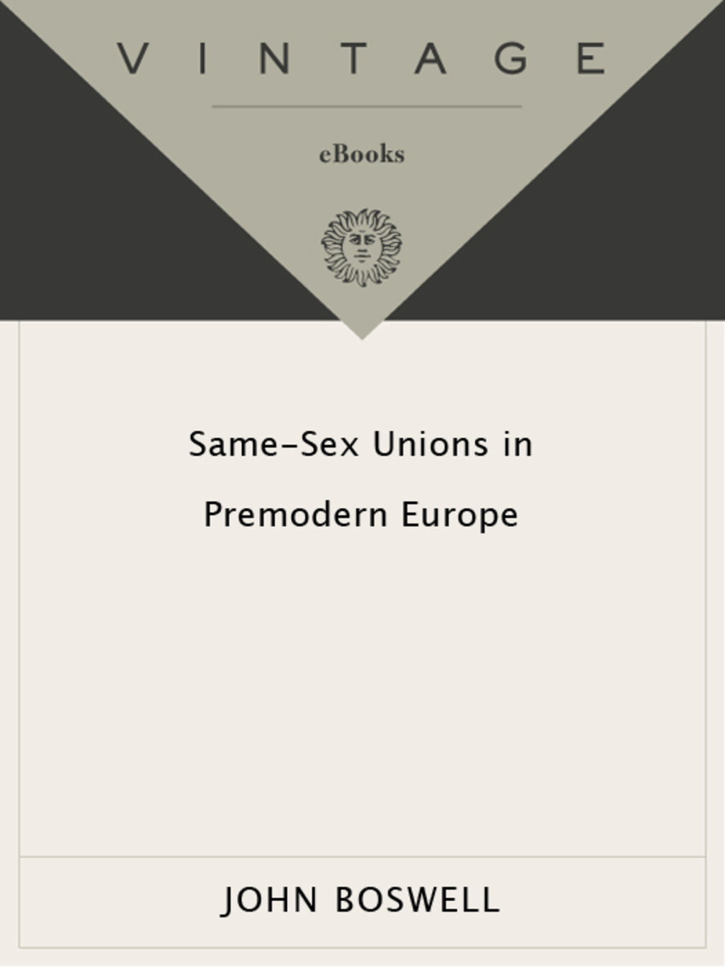 Same-Sex Unions in Premodern Europe