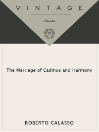 Cover image: The Marriage of Cadmus and Harmony 9780679733485