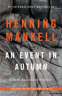 Cover image: An Event in Autumn 9780804170642