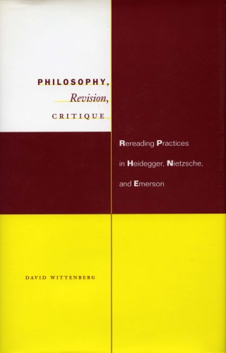 Cover image: Philosophy, Revision, Critique 1st edition 9780804734158